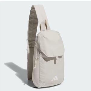 Adidas cream cross body sling bag